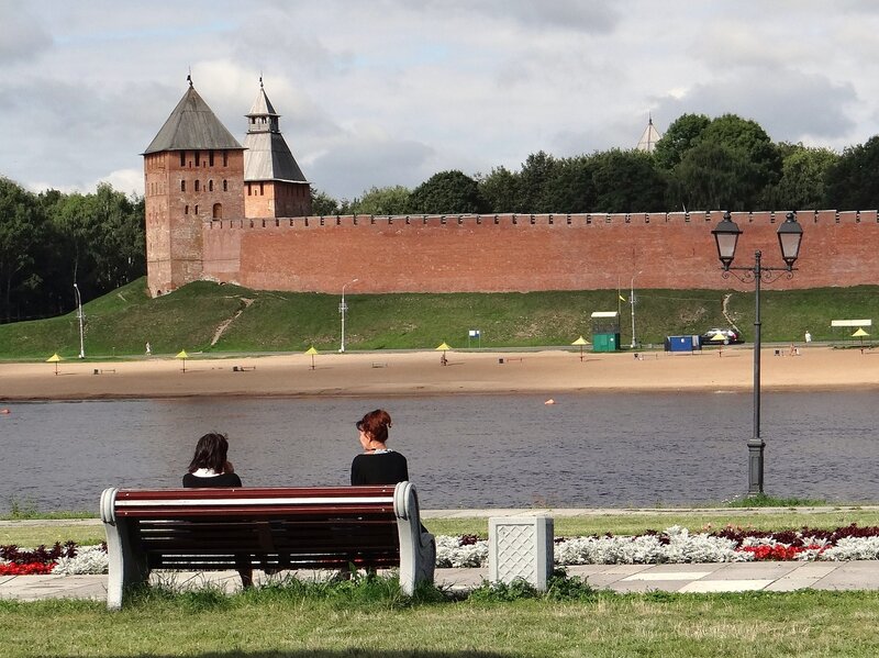 Набережная в великом новгороде фото