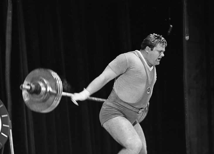 Жаботинский. Жаботинский тяжелоатлет 1964.